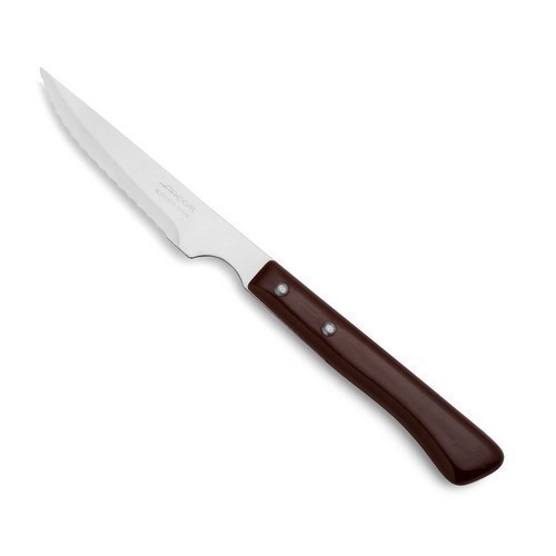 CUCHILLO ARCOS CHULETERO MESA MARRON 21CMS